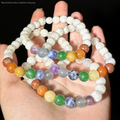 Rainbow Moonstone Chakra Bracelet Spiritual Growth