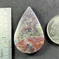 Moss Agate Green Purple Red Stone Cab Stability Grounding