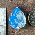 Blue Sky Cloud Agate Cab Cabochon