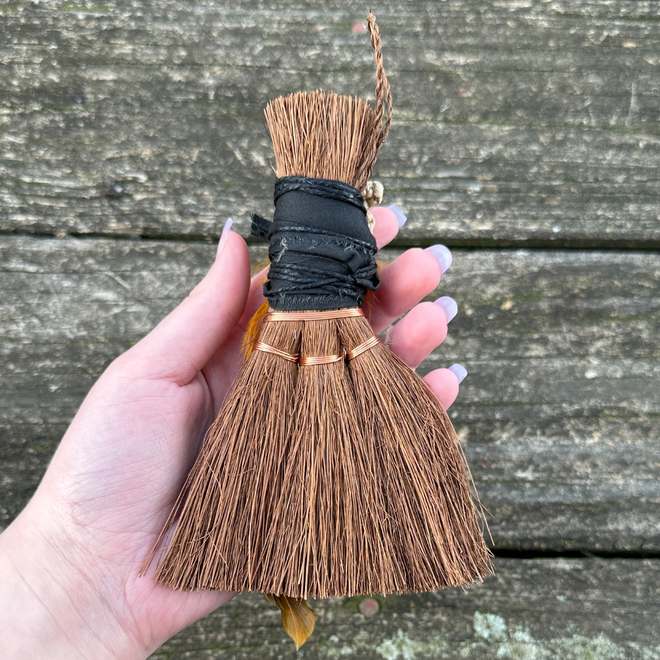 Broom Sweeps Away Negativity and Stagnant Energy