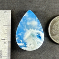 Blue Sky Cloud Agate Cab Cabochon