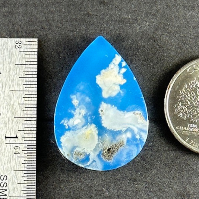 Blue Sky Cloud Agate Cab Cabochon