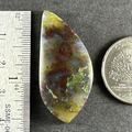 Moss Agate Green Red Stone Cab Stability Grounding