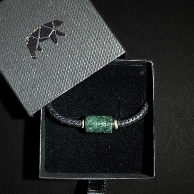 Green Jadeite Bracelet Mind Body and Spirit