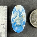 Blue Sky Cloud Agate Cab Cabochon