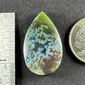 Moss Agate Green Red Stone Cab Stability Grounding