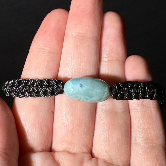 Blue Larimar Bracelet Soothing Tranquility and Calmness