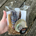 Smudge Kit - Lavender Sage & Palo Santo with Quartz & Amethyst (Stress Relief)