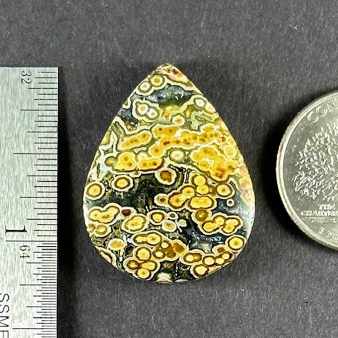 Ocean Jasper Sea Jasper Green Yellow Stone Calming