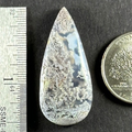 Moss Agate Purple Stone Cab Stability Grounding