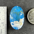 Blue Sky Cloud Agate Cab Cabochon