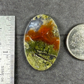 Moss Agate Green  Red Stone Cab Stability Grounding