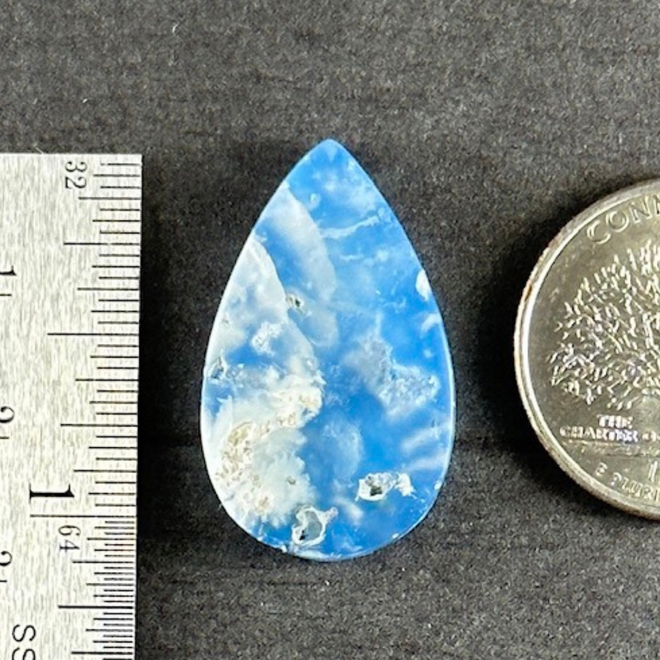 Blue Sky Cloud Agate Cab Cabochon