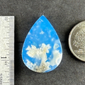 Blue Sky Cloud Agate Cab Cabochon