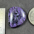 Charoite Purple Black Stone Cab Cabochon