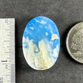 Blue Sky Cloud Agate Cab Cabochon