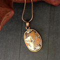 Native Michigan Copper Agate Necklace Pendant Jewelry Properties