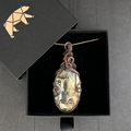 Maligano Jasper Crystal Jewelry Pendant Necklace 