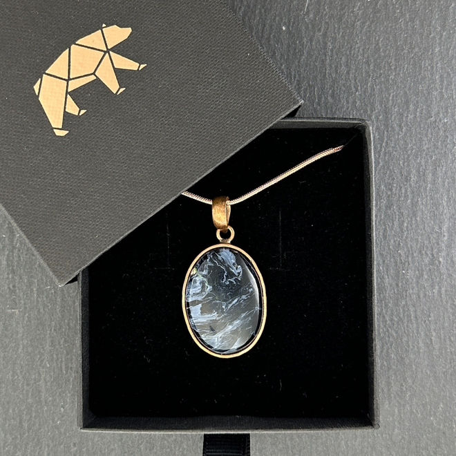 Pietersite Jewelry Pendant Necklace