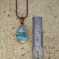 Larimar Jewelry Necklace Pendant Inner Peace and Relaxation