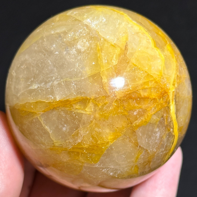 Golden Healer Quartz Stone Sphere