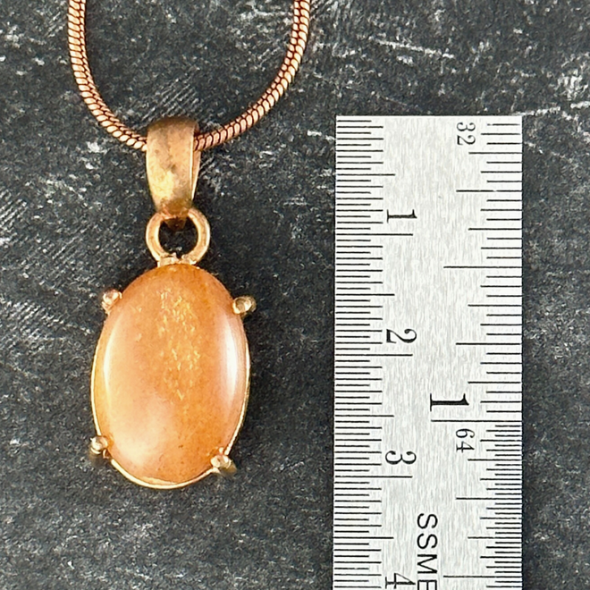 Sunstone Crystal Meaning Jewelry Pendant Necklace