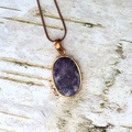 Lepidolite Purple Stone Balance Emotions Jewelry