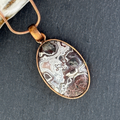 Copper Lace Agate Necklace Pendant Properties